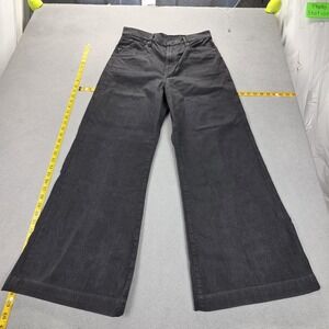 G-Star Raw Jeans Womens Deck Ultra High Wide Leg Coated Denim Skater‎ Fits 31x27